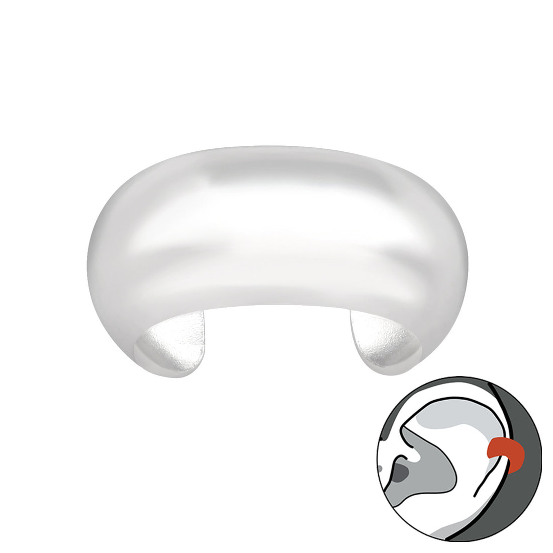 Thick Curve Ear Cuff