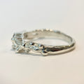 Celestial Bubble Silver Ring — detail view