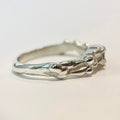 Celestial Bubble Silver Ring — detail view