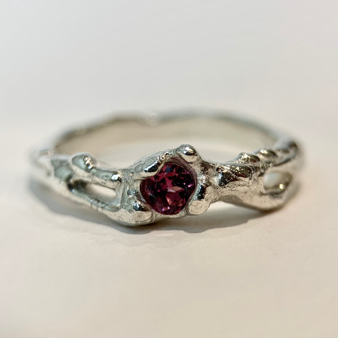 Scarlet Essence Silver Ring