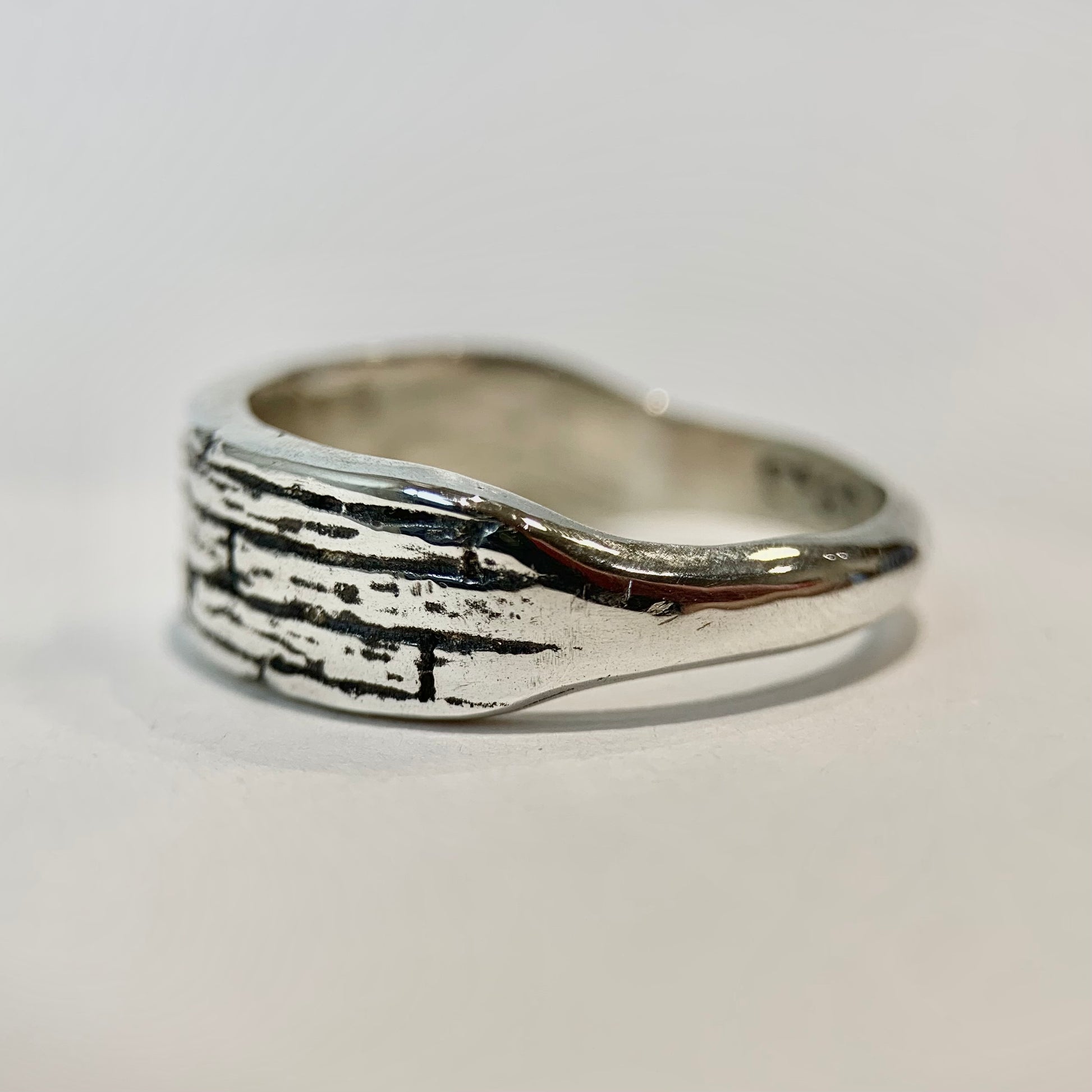 Silver Bastion Ring — detail view