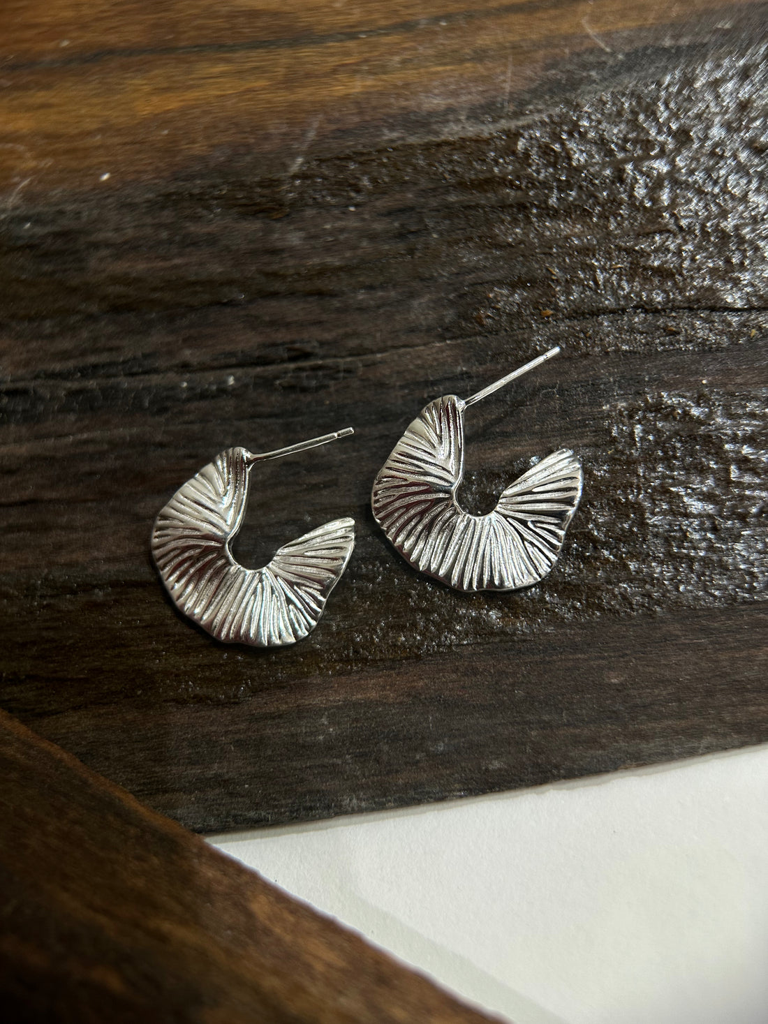 Lotus Leaf Ear Stud