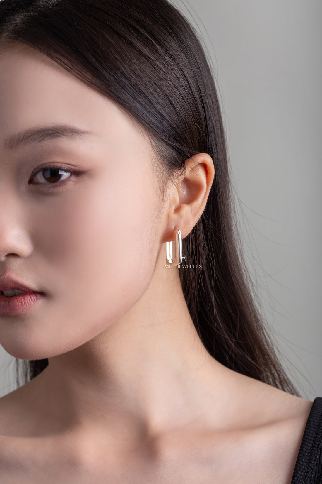 Big Square Ear Hoop