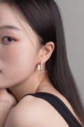 Big Square Ear Hoop — detail view