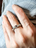Garnet Silver Ring