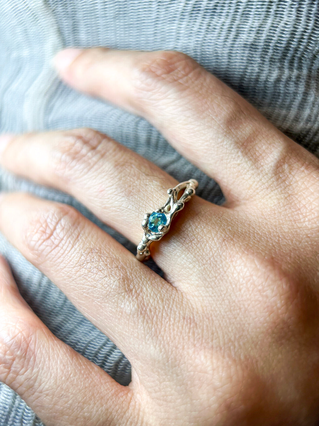 Topaz Silver Ring