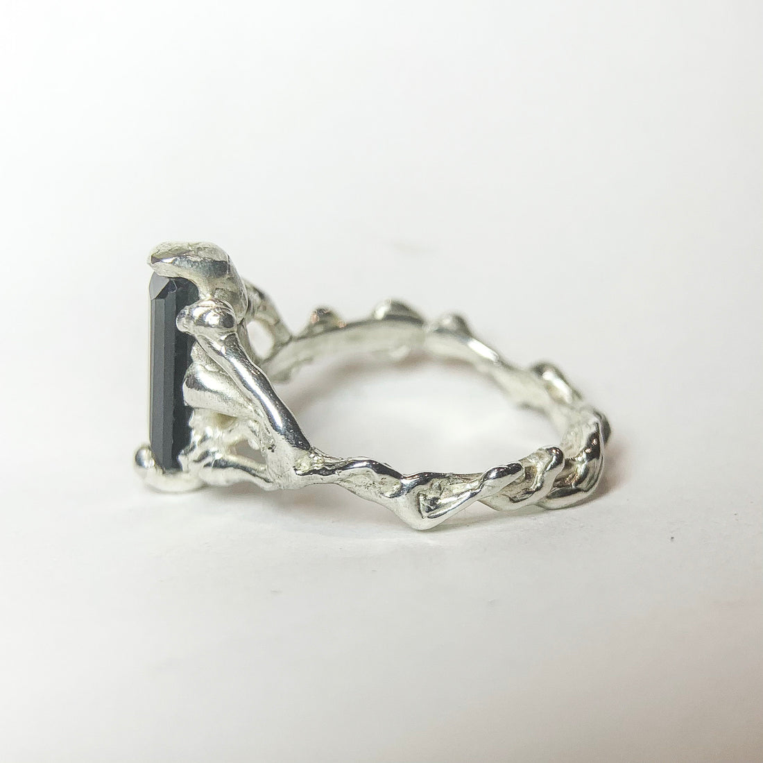 Tourmaline Silver Ring