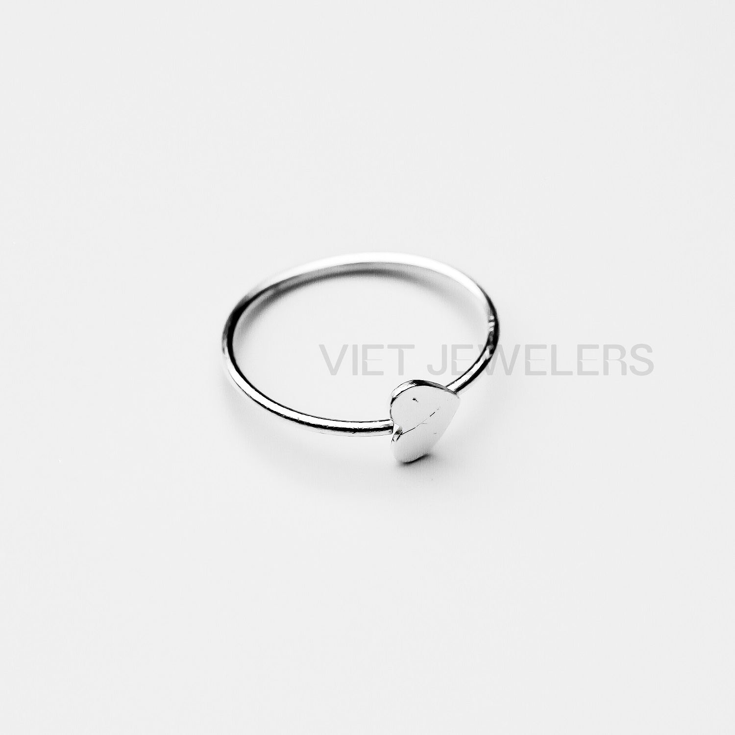 Heart Nose Ring — detail view