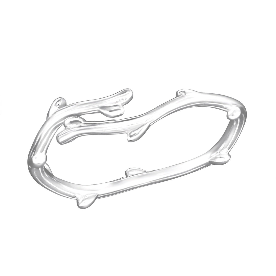 Dainty Tree Branch Silver Ring