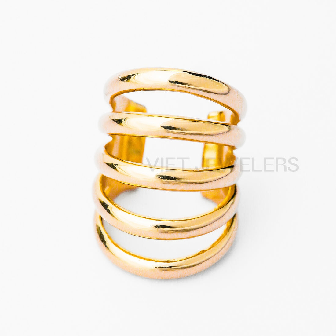 5 Line Ear Cuff — Gold Plated