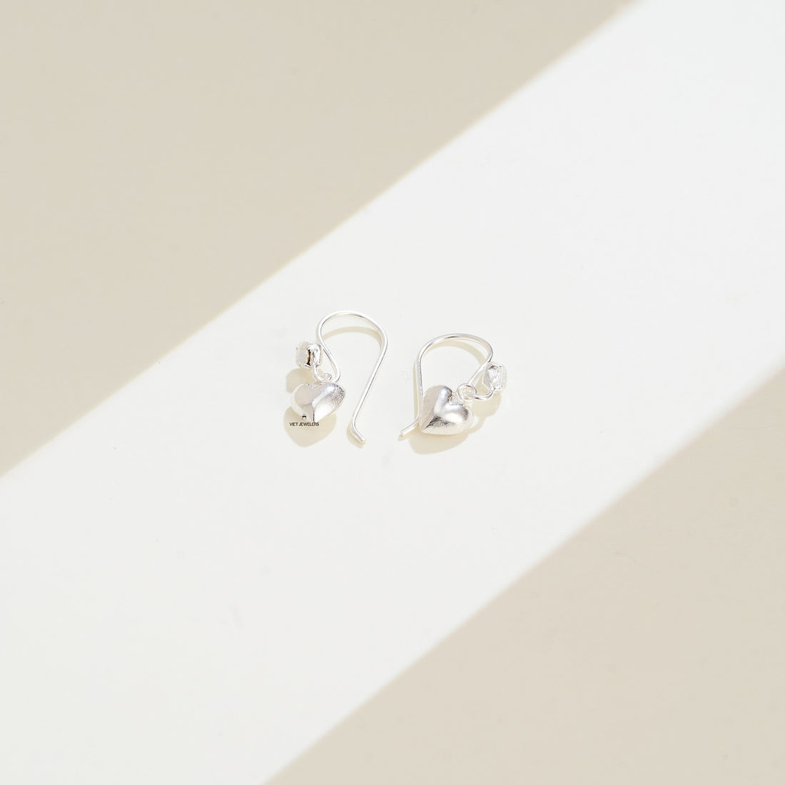Drop Gem Heart Ear Hook
