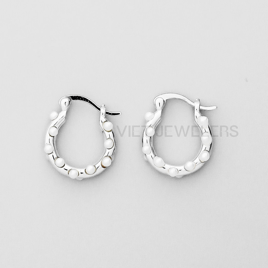 Multi Tiny Pearl Ear Hoop