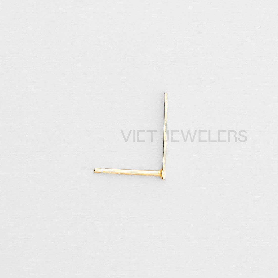 Pole Ear Stud — Gold Plated