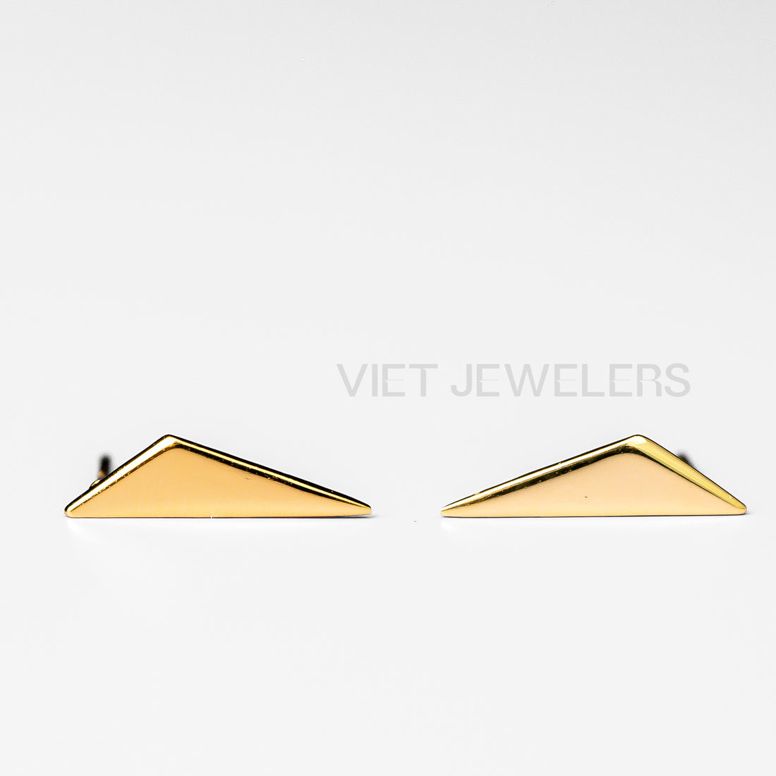 Triangle Ear Stud — Gold Plated