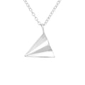 Planet Silver Necklace — detail view