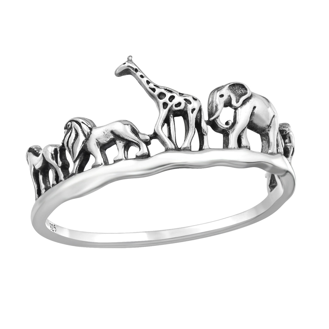 Animals Silver Ring