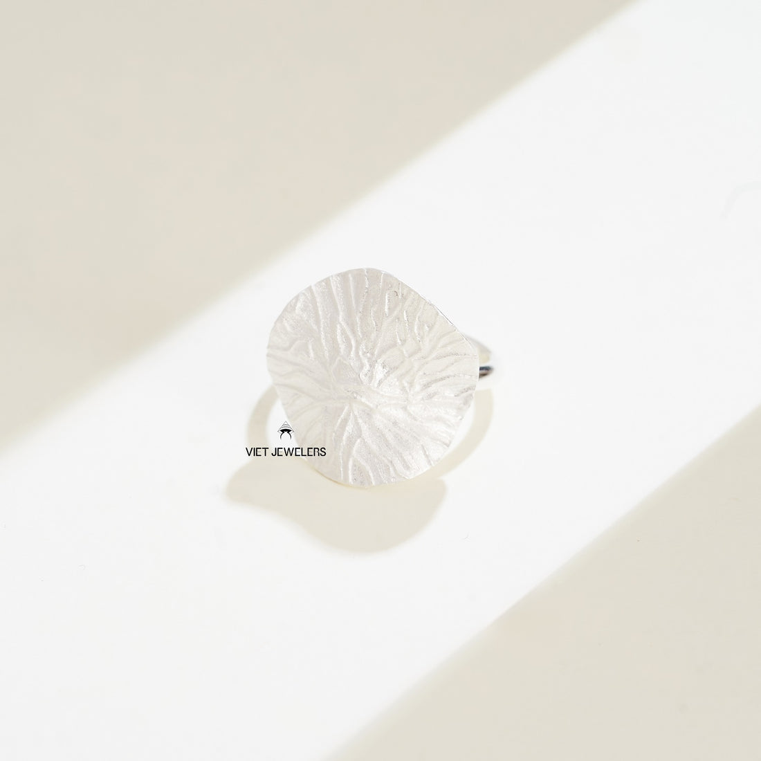 Lotus Leaf Silver Ring