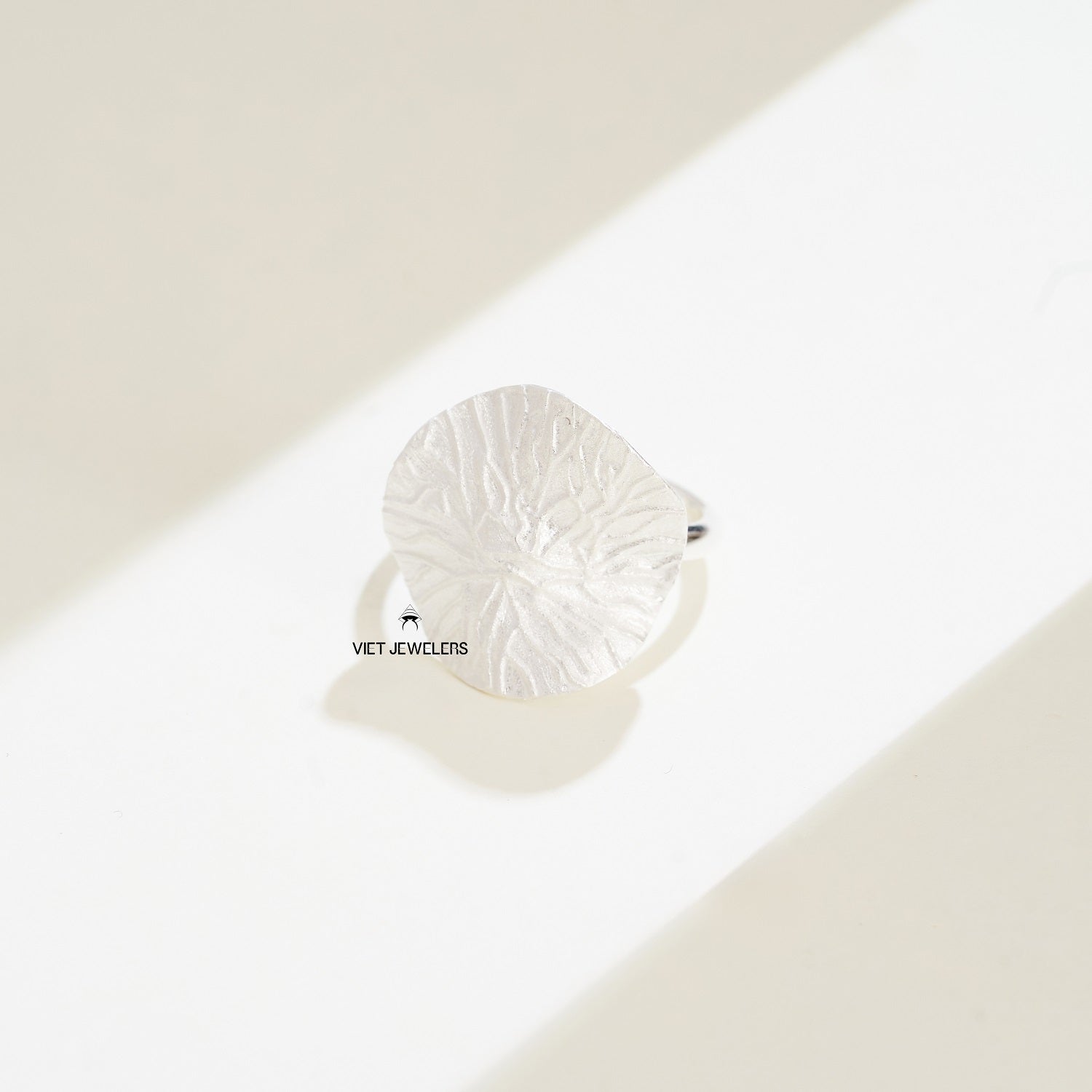 Lotus Leaf Silver Ring